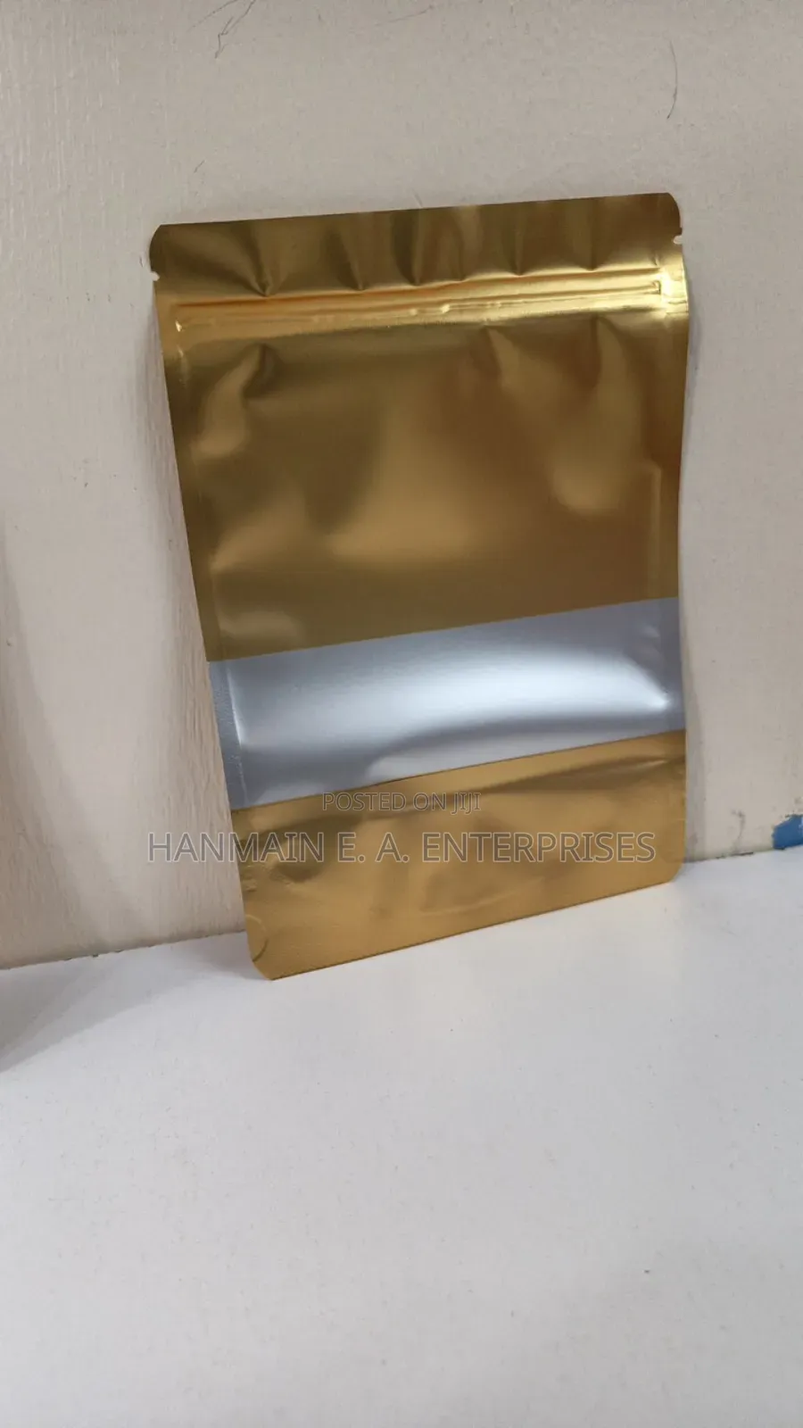 Stand Up Pouch Aluminum Ziplock Window Bags