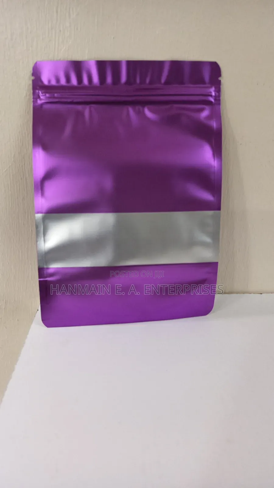 Stand Up Pouch Aluminum Ziplock Window Bags