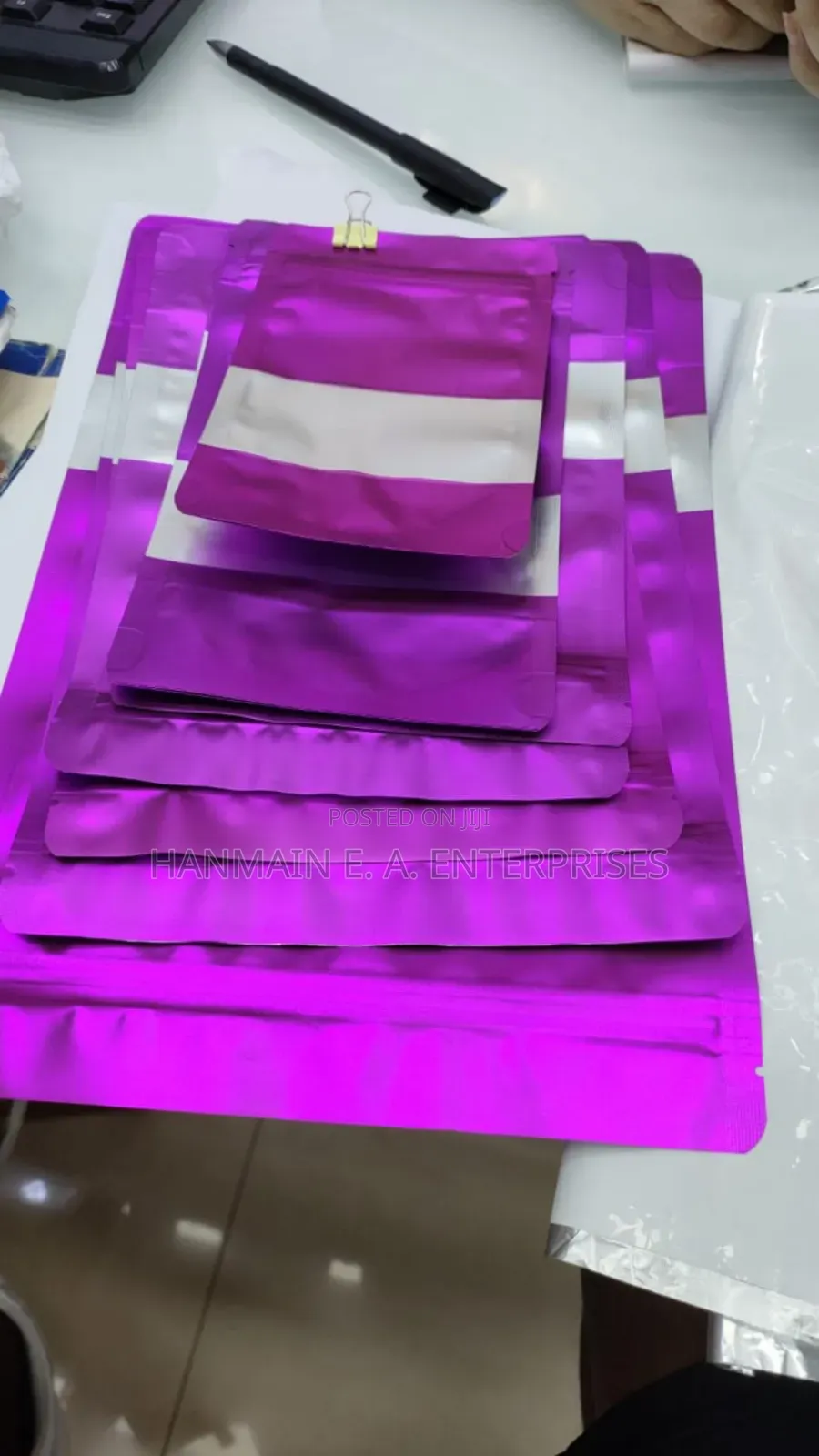 Stand Up Pouch Aluminum Ziplock Window Bags