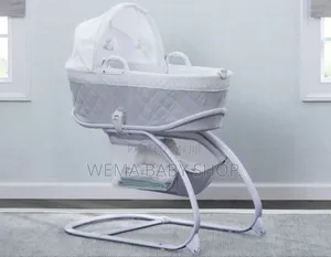 Breathable Deluxe Moses Bassinet With Music,Vibration,Light and Wheels
