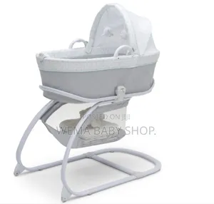 Breathable Deluxe Moses Bassinet With Music,Vibration,Light and Wheels