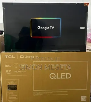 Coloured Photos TCL 43 Inch Qled Google Tv /HDR/ Dolby Audio