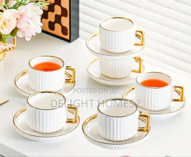 12pcs Ceramic Coffee/Tea Cups_la