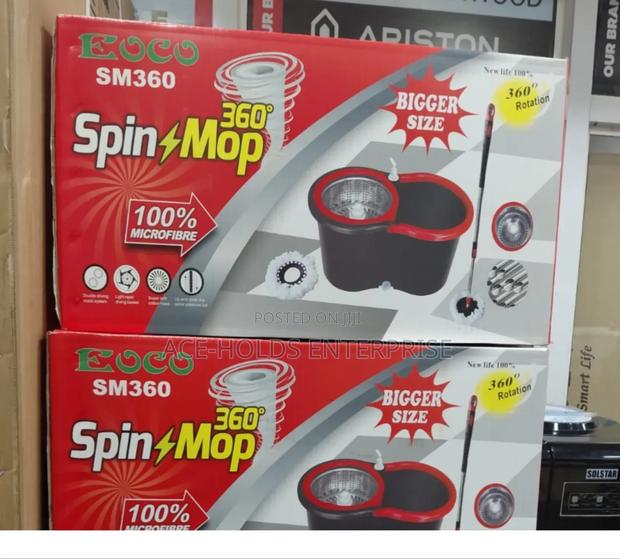 100% Microfiber Spin Mop - Eoco Metallic Mopper - 360°