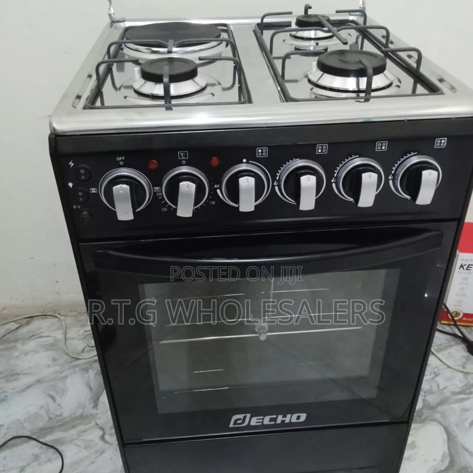 Decho 50x55 Standing Cooker 3 Gas + 1 Electric Plate