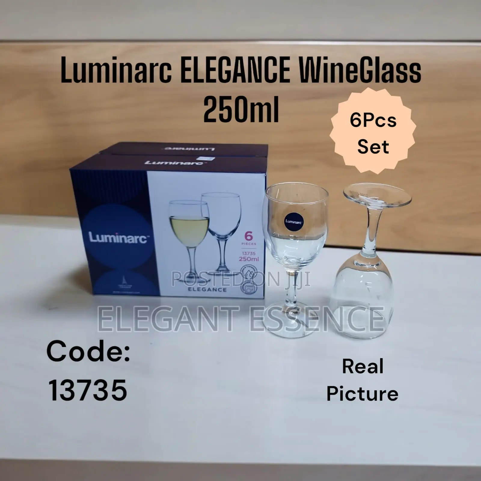 Luminarc Elegance Wine Glass -6pcs 250ml