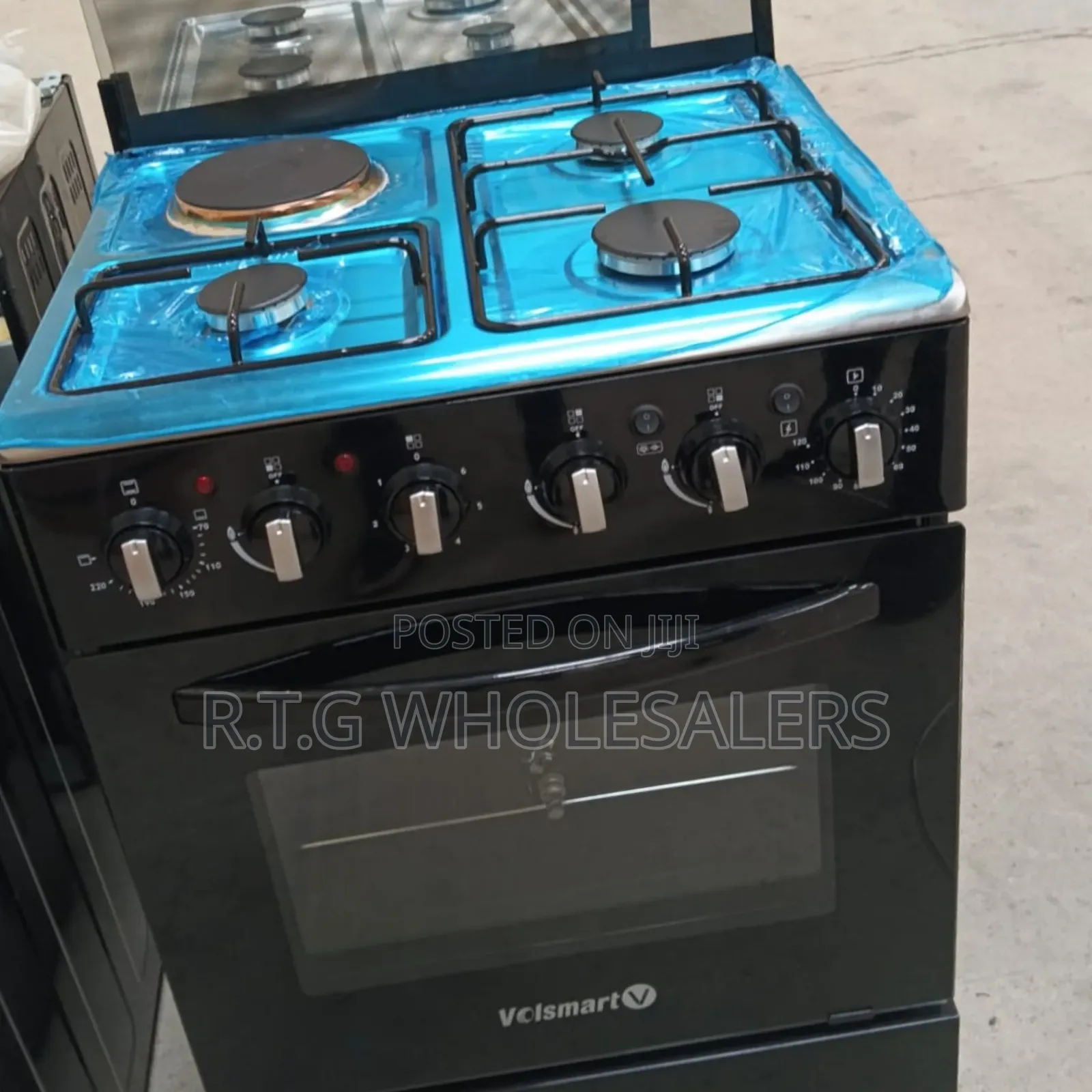 Volsmart 3 Gas + 1 Electric Cooker With Oven