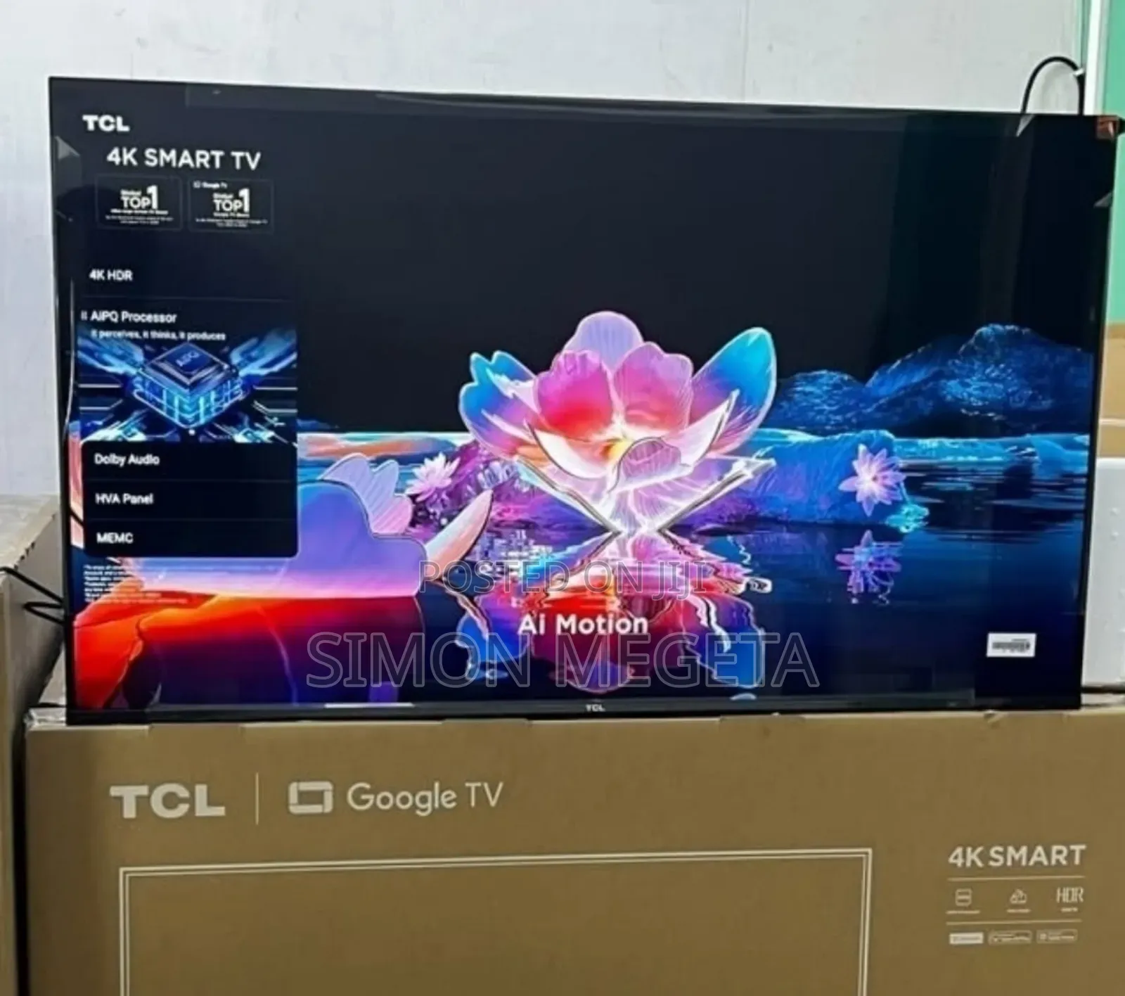 Restocked TCL 43 Inch Smart Android Google Tv