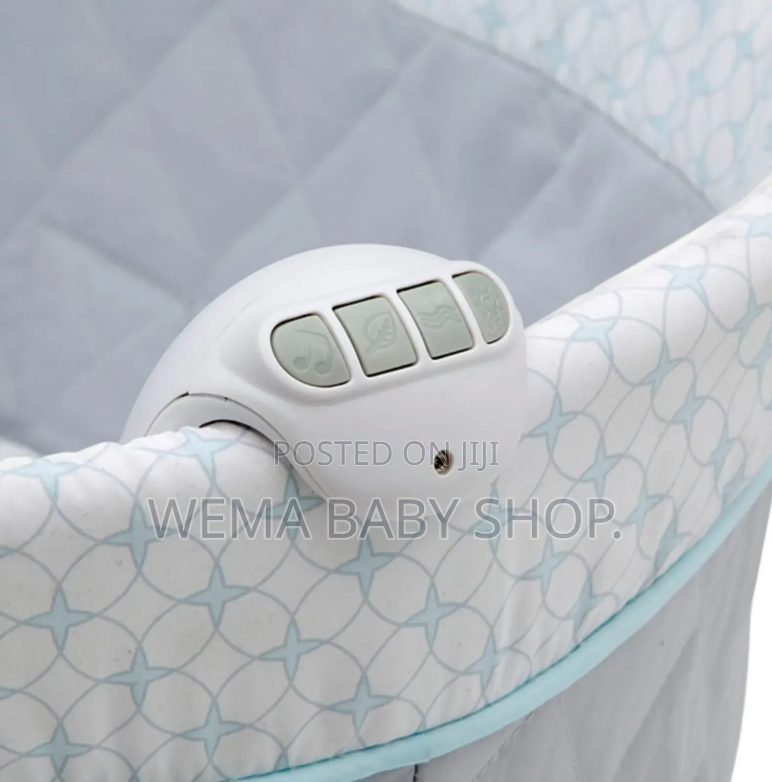 Breathable Deluxe Moses Bassinet With Music,Vibration,Light and Wheels