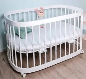 Convertible Oval Baby Cot