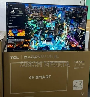 Hdmi Usb TCL 43 Inch Qled Google Tv /HDR/ Dolby Audio