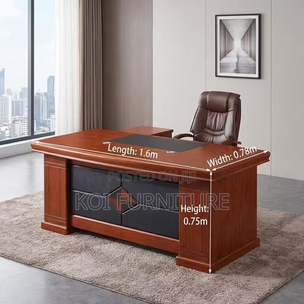 Office Desk : 1600mm Executive Office Table - thumbnail 6