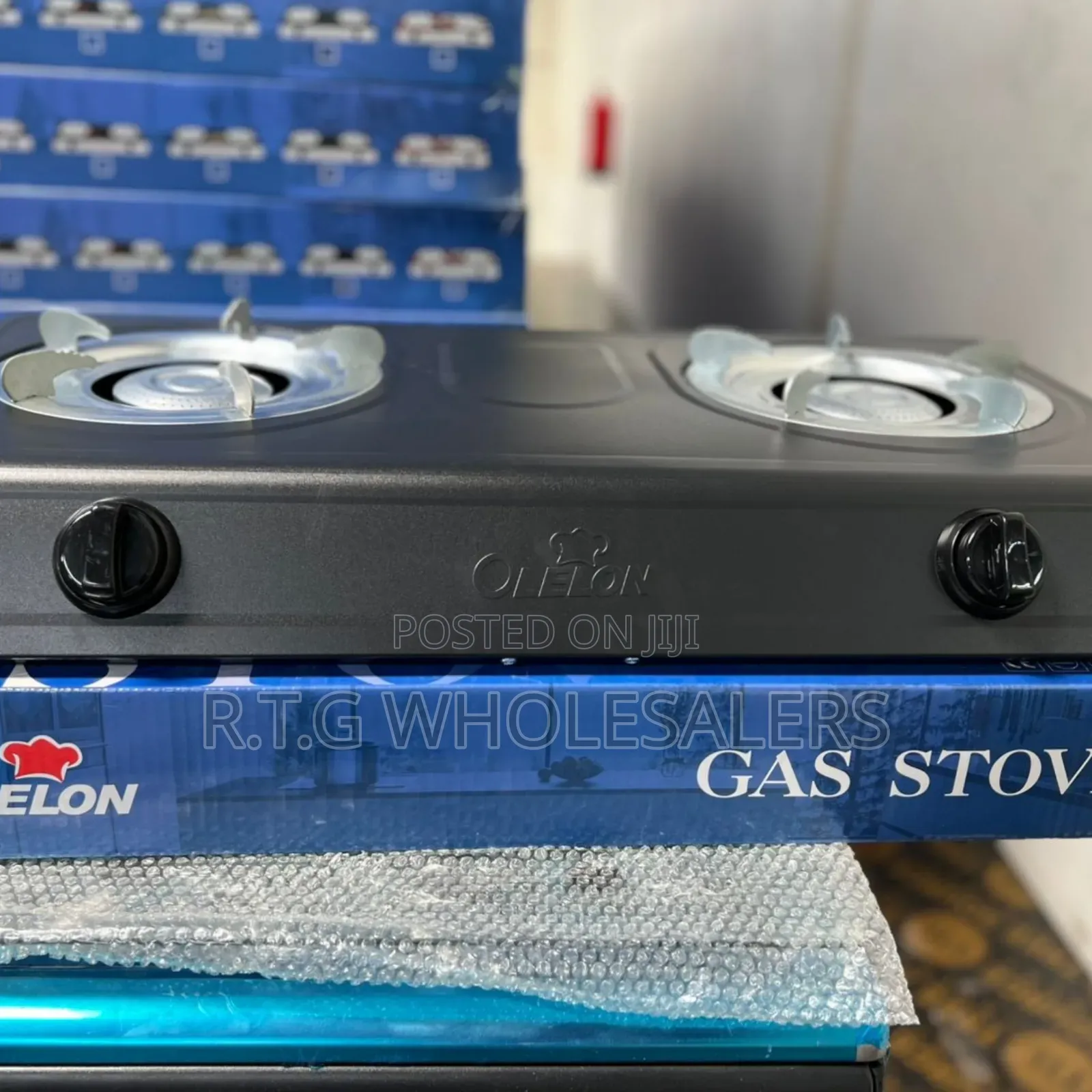 Olelon Stainless Steel 2‐Burner Gas Cooker
