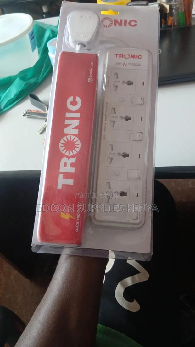 Multiplug Tronic Extension Cables 4 Way With Surge Protector