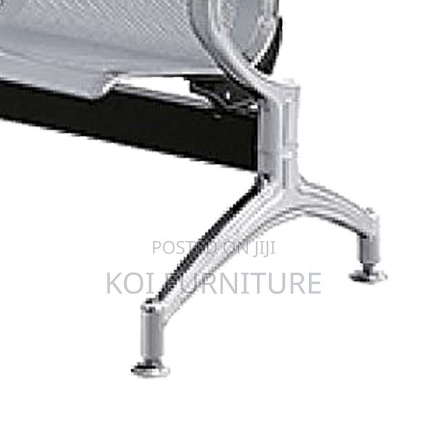 Office Bench : Linked Office Chair – Blue /Gray 3 Seater - thumbnail 7