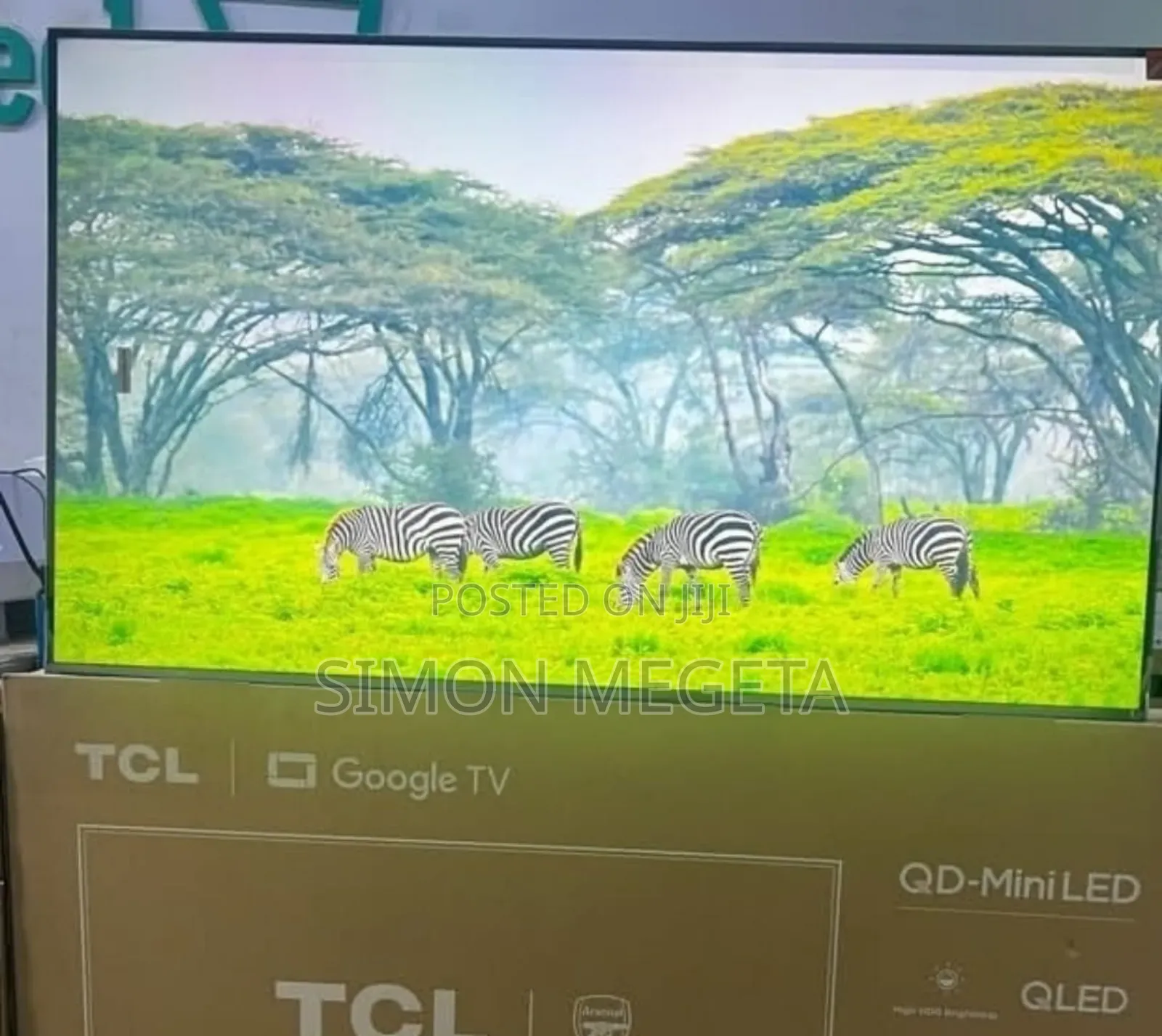 Netflix TCL 55 Inch Qled Smart Android Google Tv /Google Talk