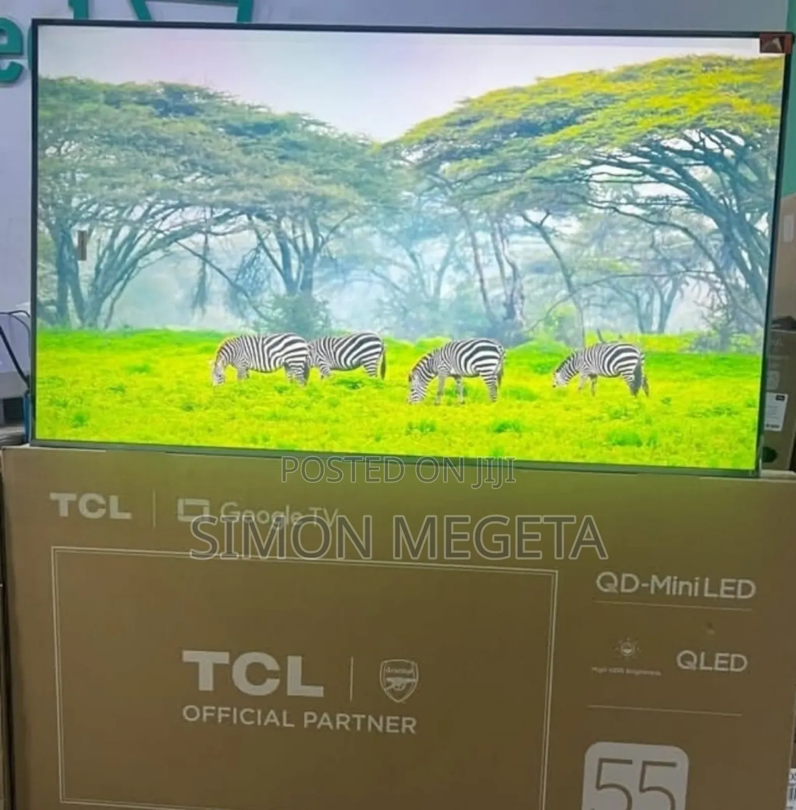 Youtube TCL 55 Inch Qled Smart Android Google Tv /Google Talk