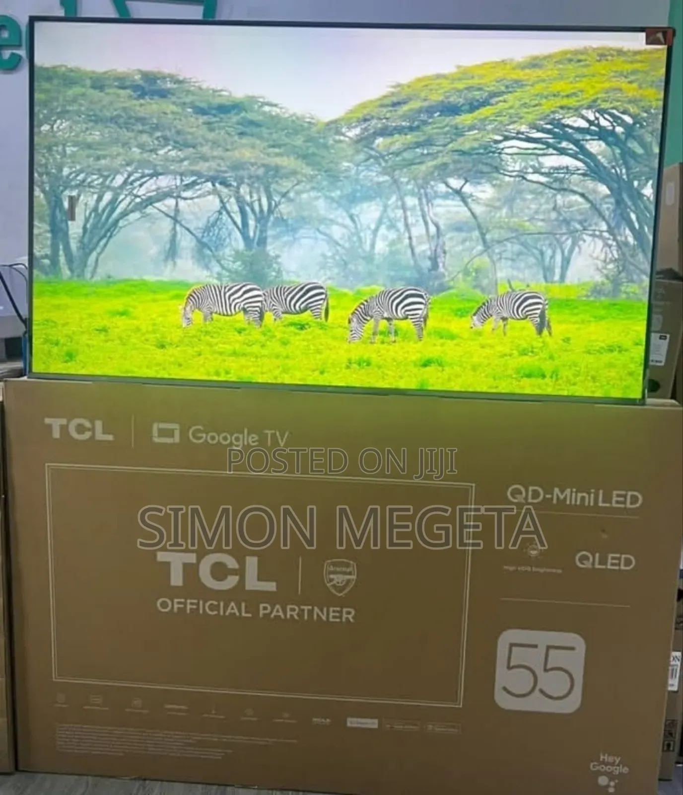 Youtube TCL 55 Inch Qled Smart Android Google Tv /Google Talk