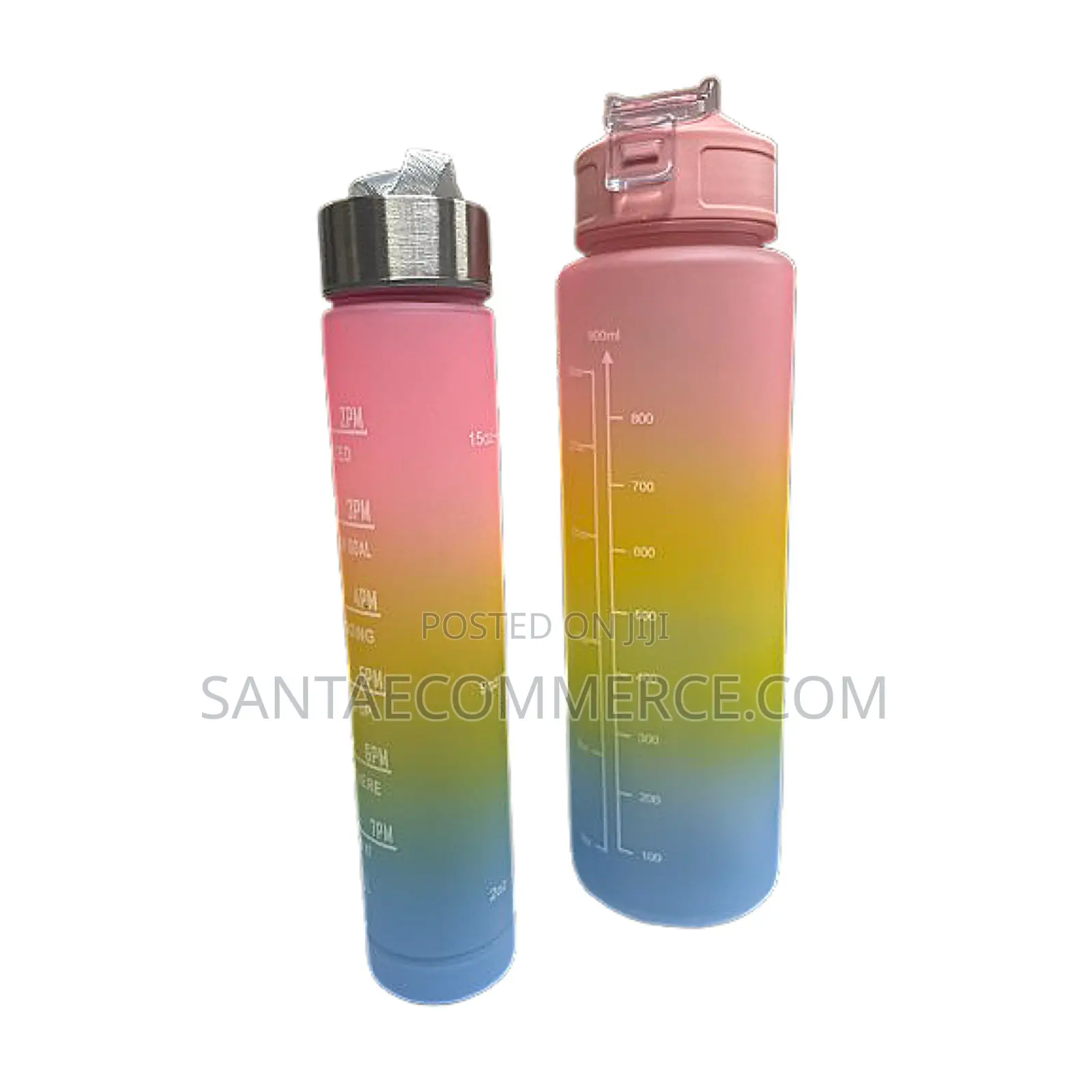 2 PCS Portable Mini Water Bottles 900ml and 500ml