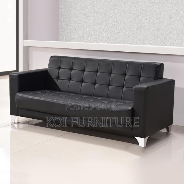 Office Sofa : Modern Office Reception Sofa Set – 5 Seater - thumbnail 4
