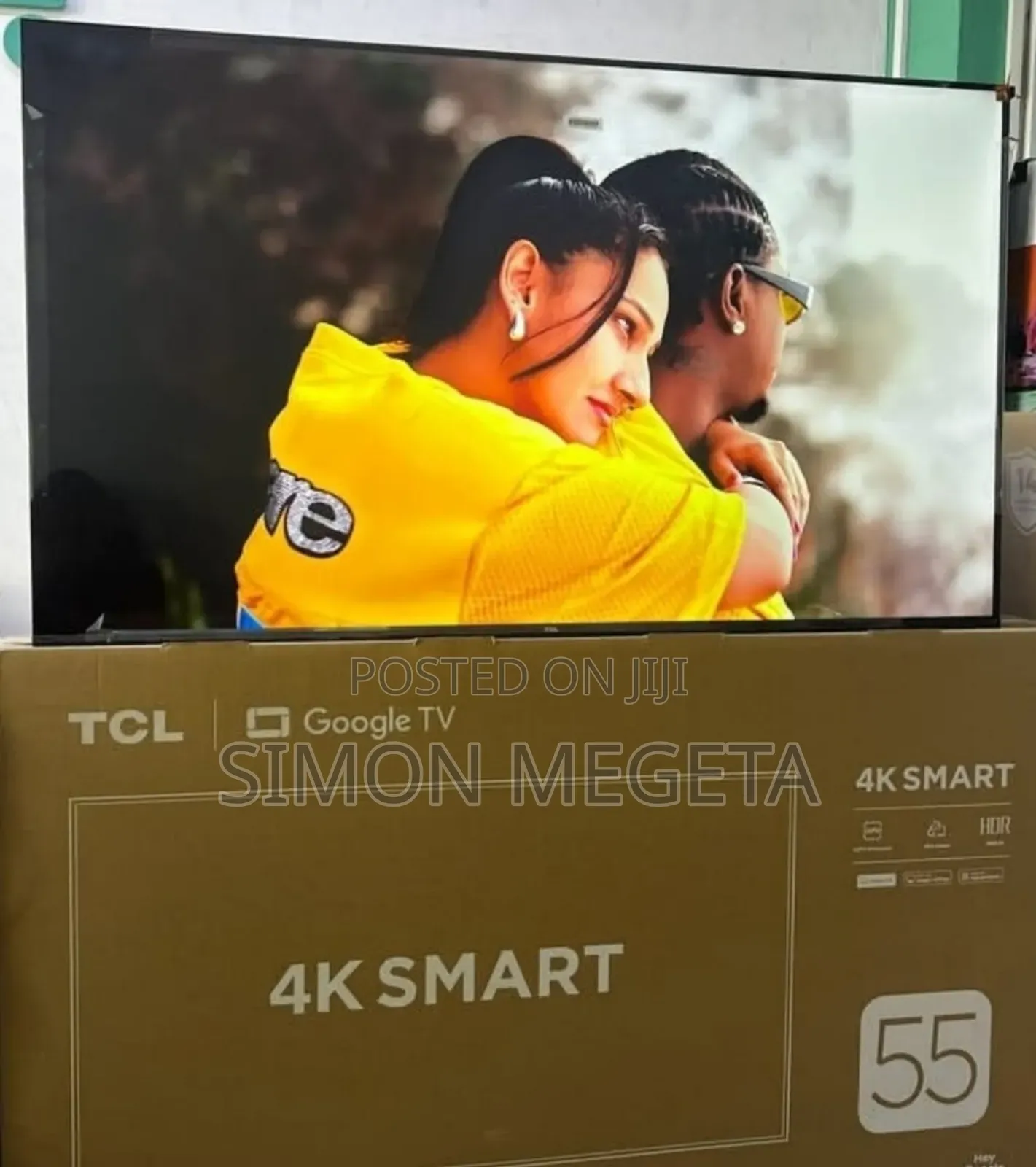 Bluetooth Enabled TCL 55 Inch HDR Smart Android Google Tv /