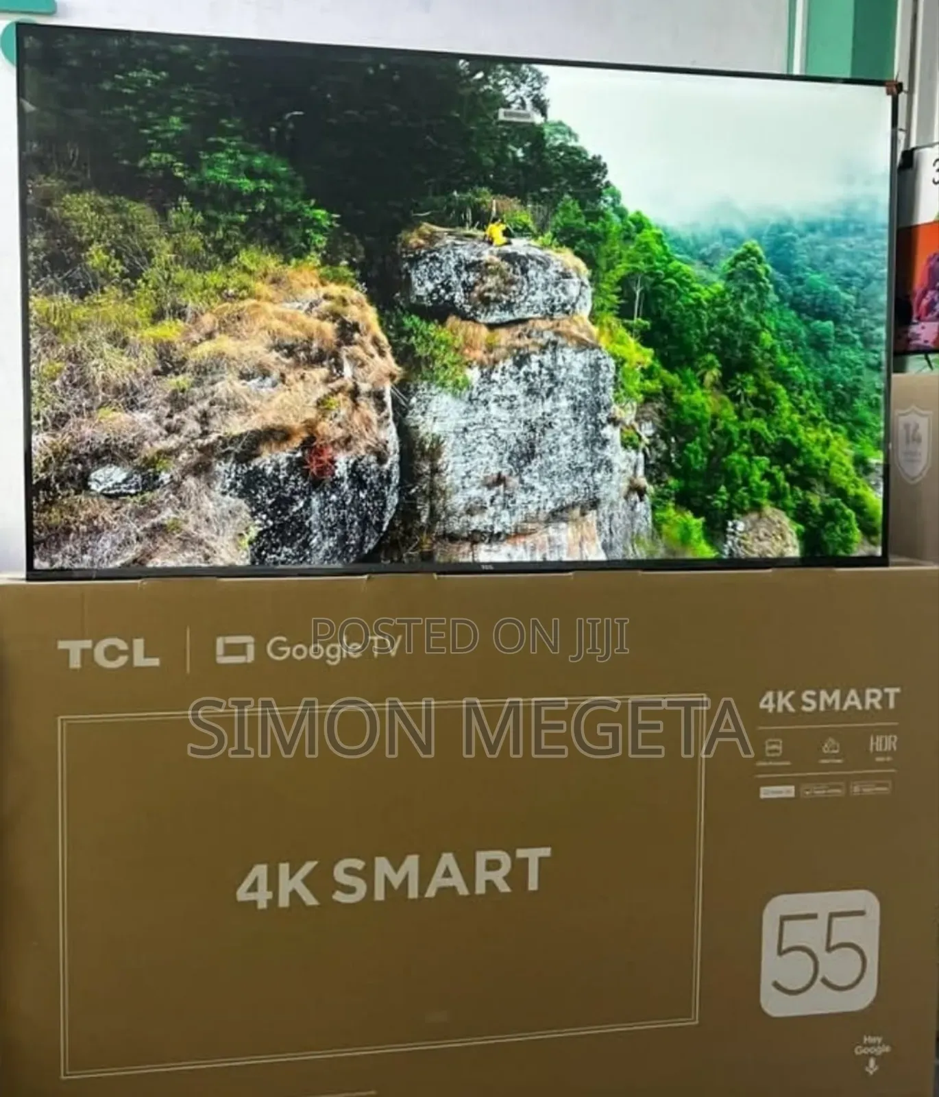 Bluetooth Enabled TCL 55 Inch HDR Smart Android /Google Talk