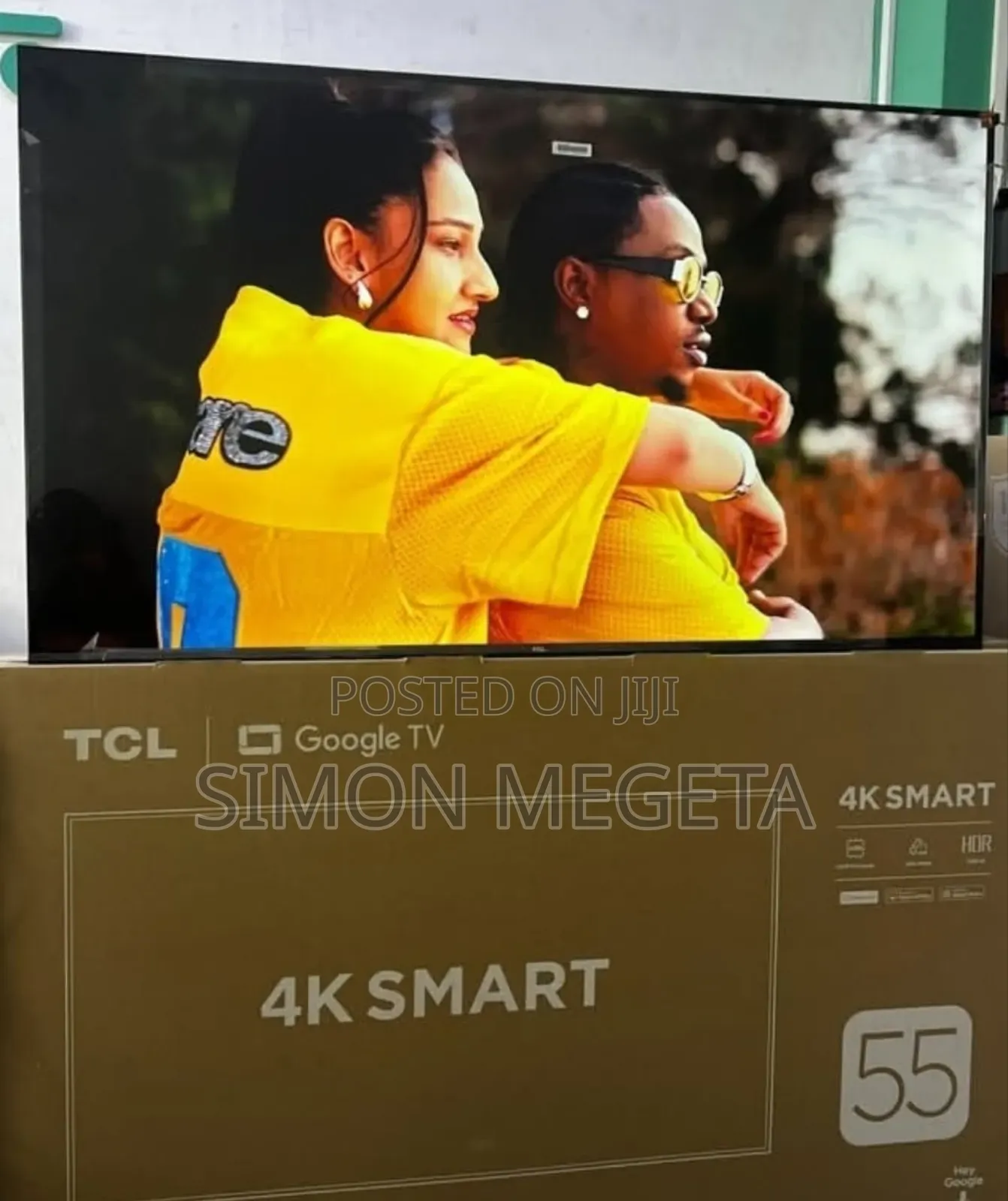 Netflix TCL 55 Inch HDR Smart Android Google Tv /Google Talk