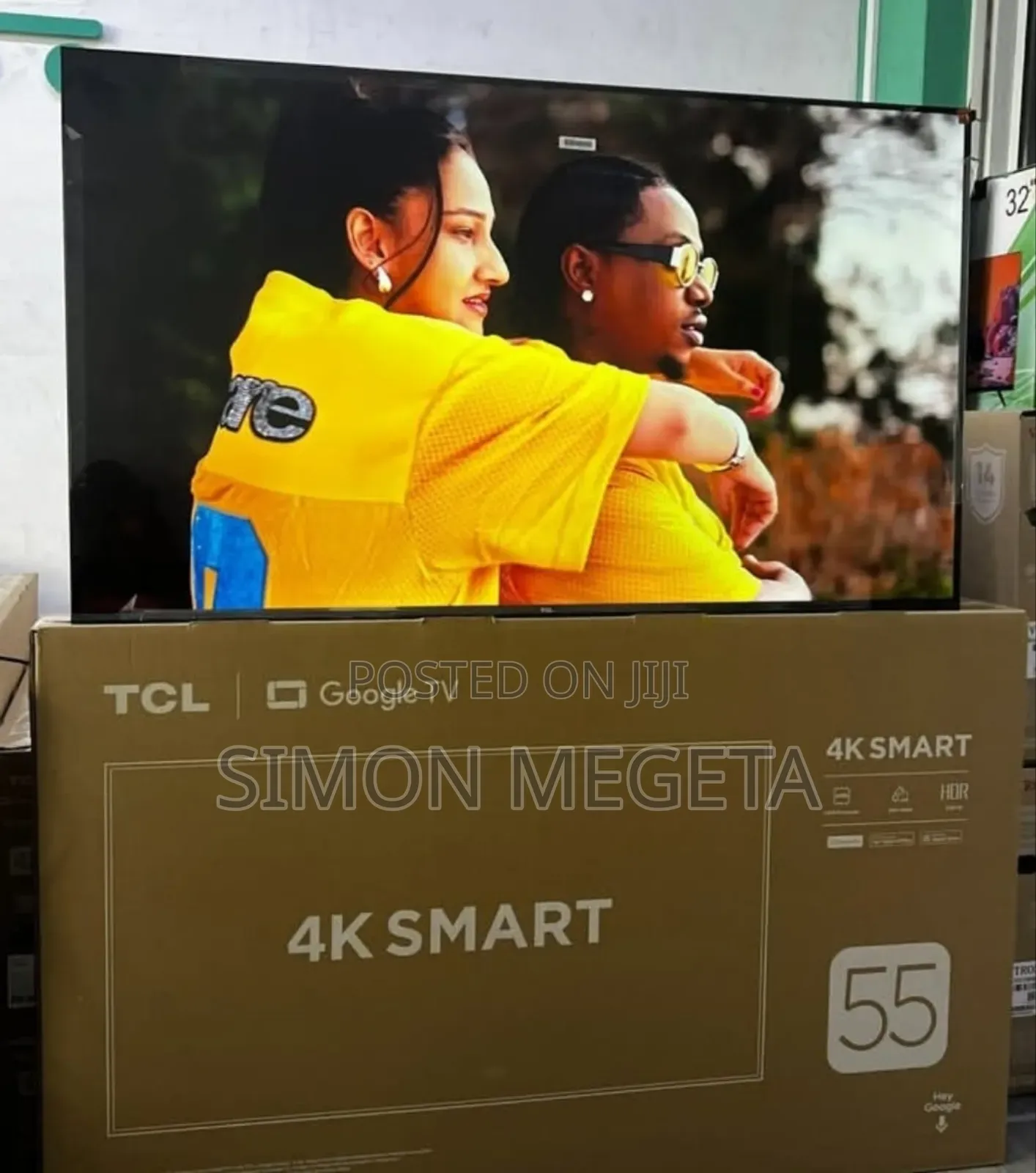 Netflix TCL 55 Inch HDR Smart Android Google Tv /Google Talk
