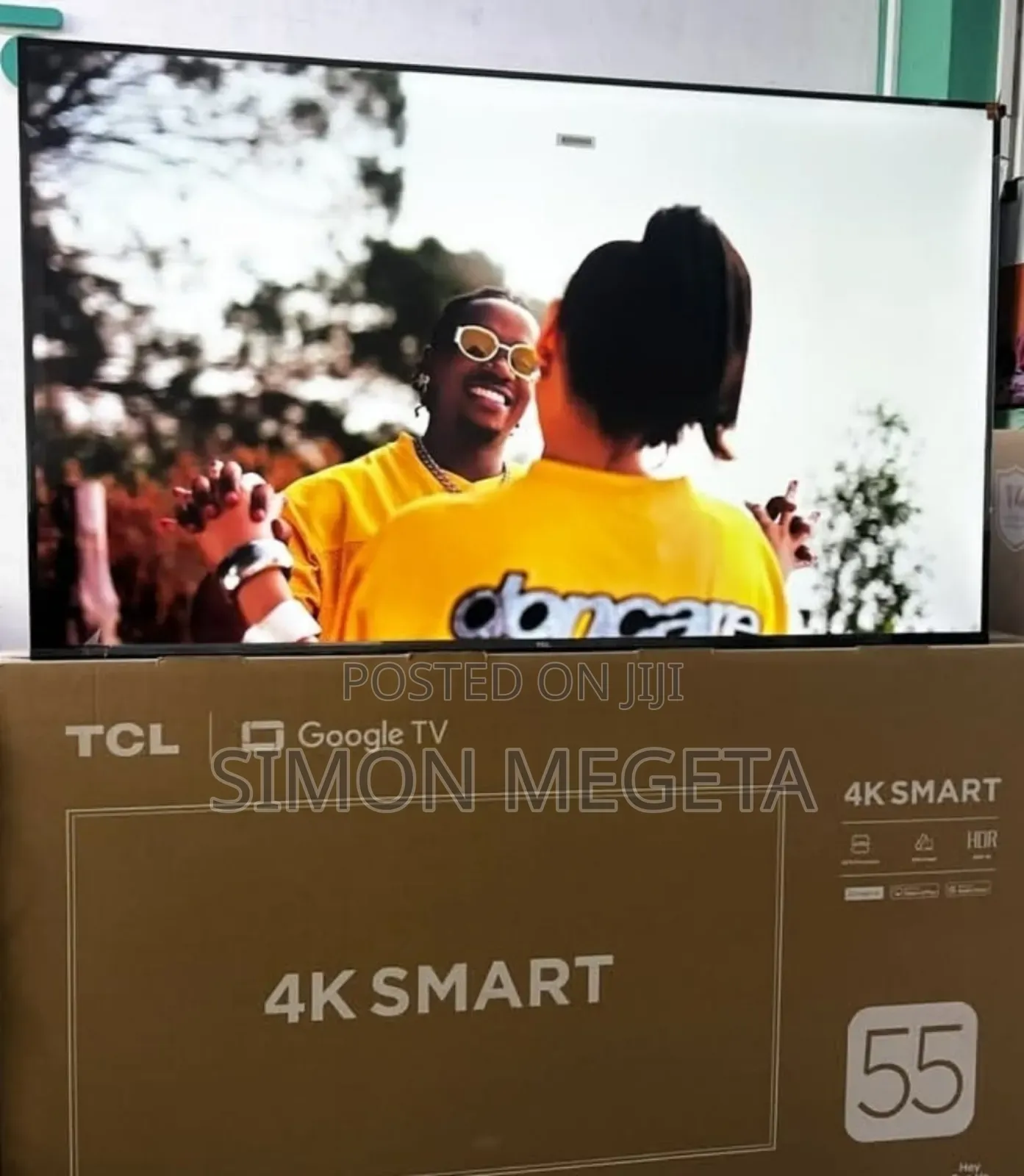 Good Working TCL 55 Inch HDR Smart Android Google Tv /Google Talk