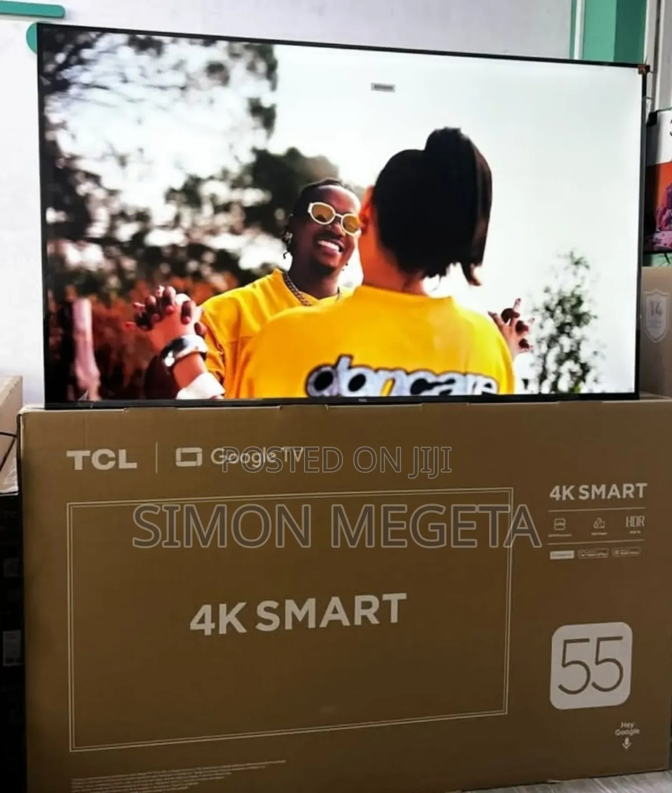 Good Working TCL 55 Inch HDR Smart Android Google Tv /Google Talk