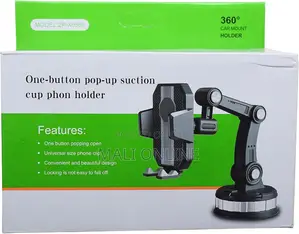 Universal Car Phone Holder Suction Cup Mount 360 Degree Adjustable