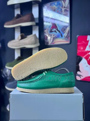 Green Clarks Originals