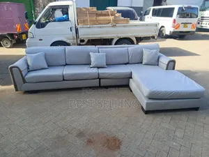 Grey L Shape Home Chairs