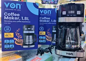 *Von Coffee Maker Digital,Black VCMD-901dk