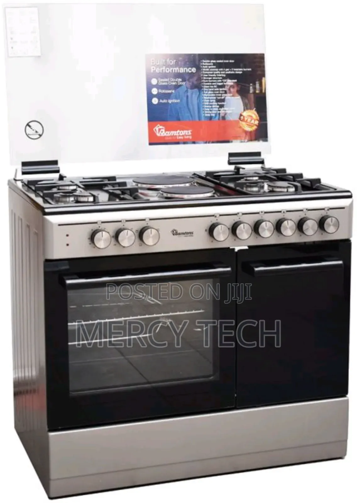 Ramtons 60*90 4g+2e Cooker