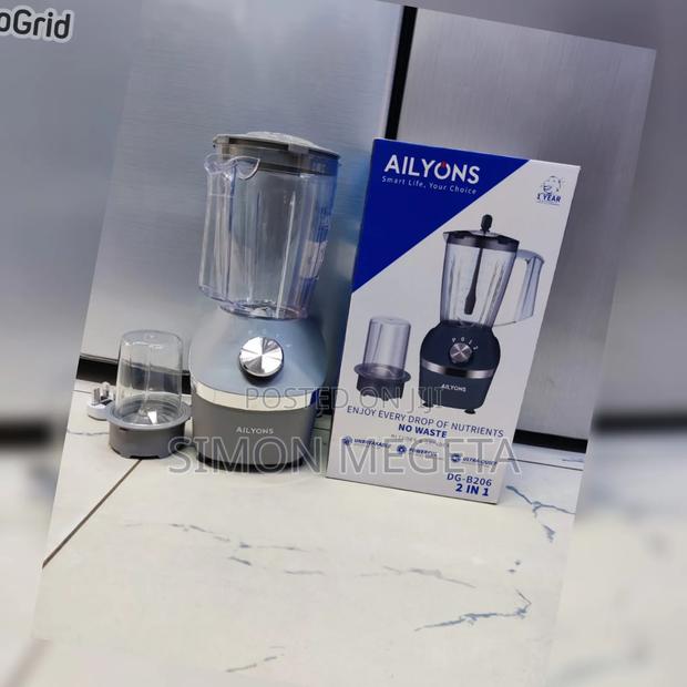 Ailyons 2 in 1 Heavy Duty Blender Dg B206