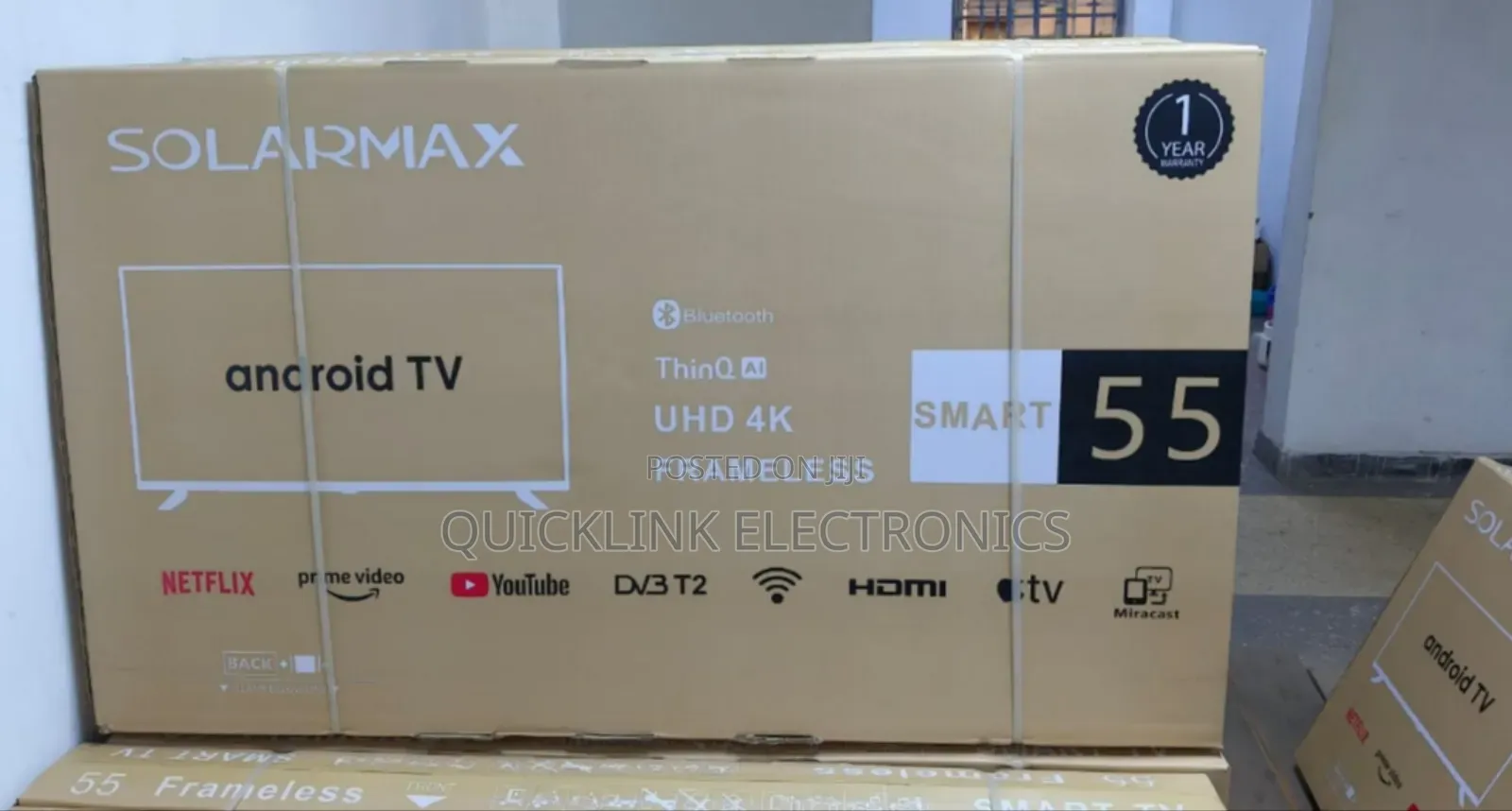 Solarmax Android Tv Frameless 43"