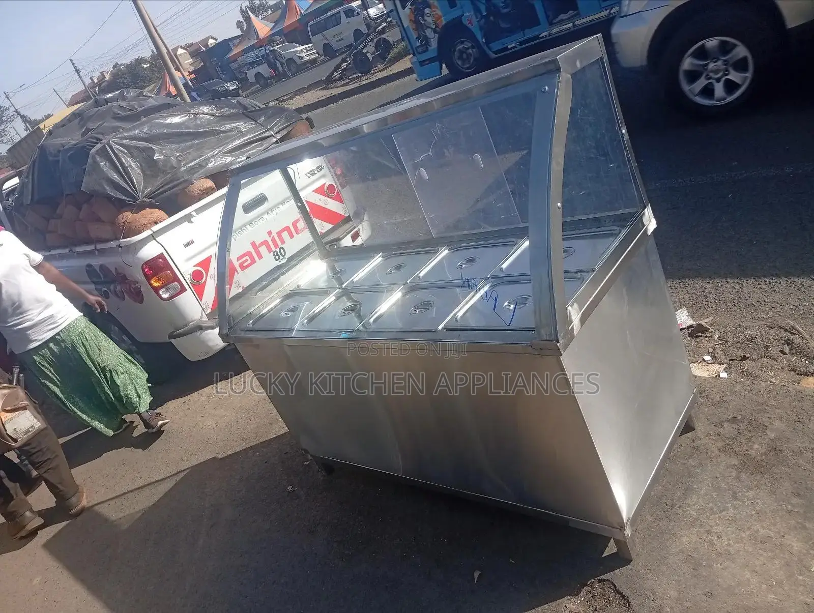 Stainless Steel Food Display/Warmer.