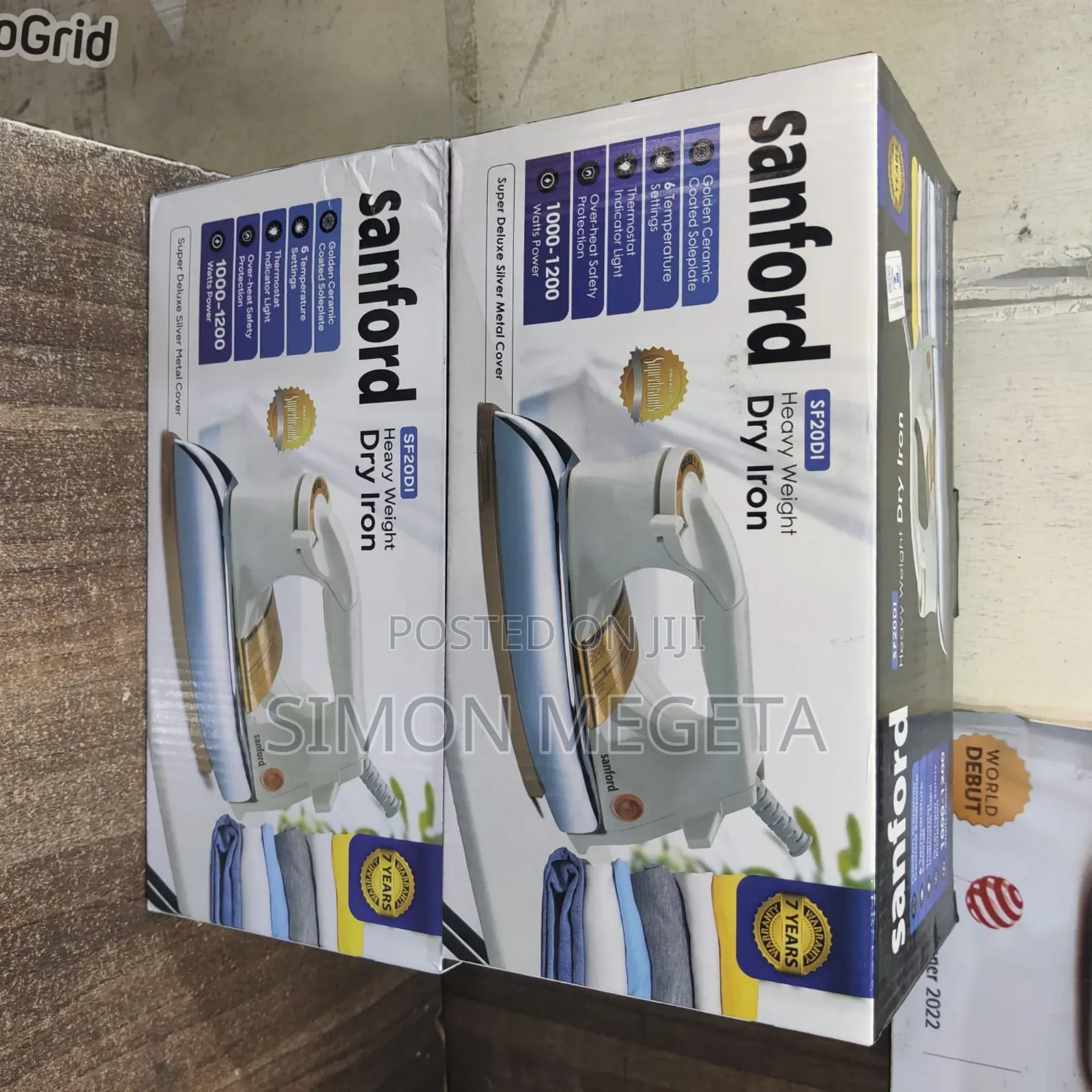 Sanford Heavy Duty Dry Iron Box Available
