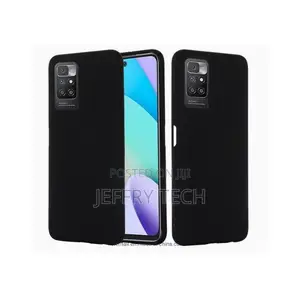 Soft Silicone Back Cover for Redmi 10 – Black