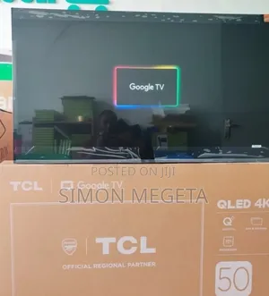 Bluetooth Enabled Tcl 50 Inch Qled Google Tv /Hdr/ Dolby Audio