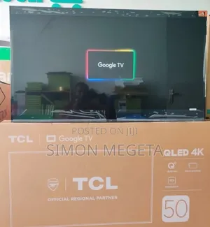 Bluetooth Enabled Tcl 50 Inch Qled Google Tv /Hdr/ Dolby Audio