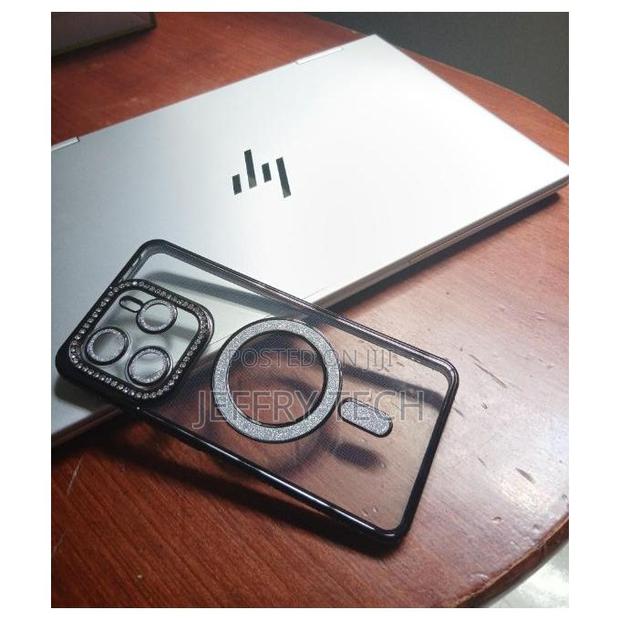 Xiaomi Redmi Note 14 Unique Transparent Clear and Colorless With Black