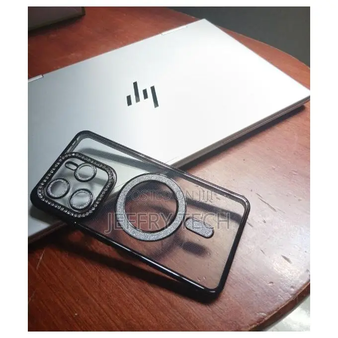 Xiaomi Redmi Note 14 Unique Transparent Clear and Colorless With Black