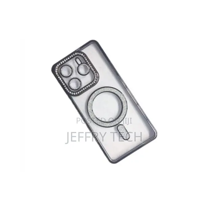 Xiaomi Redmi Note 14 Unique Transparent Clear and Colorless With Black