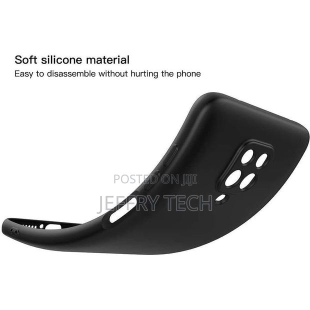 Silicone Phone Cover for Xiaomi Redmi Note 9s - Black, Anti-Fingerprin - thumbnail 2