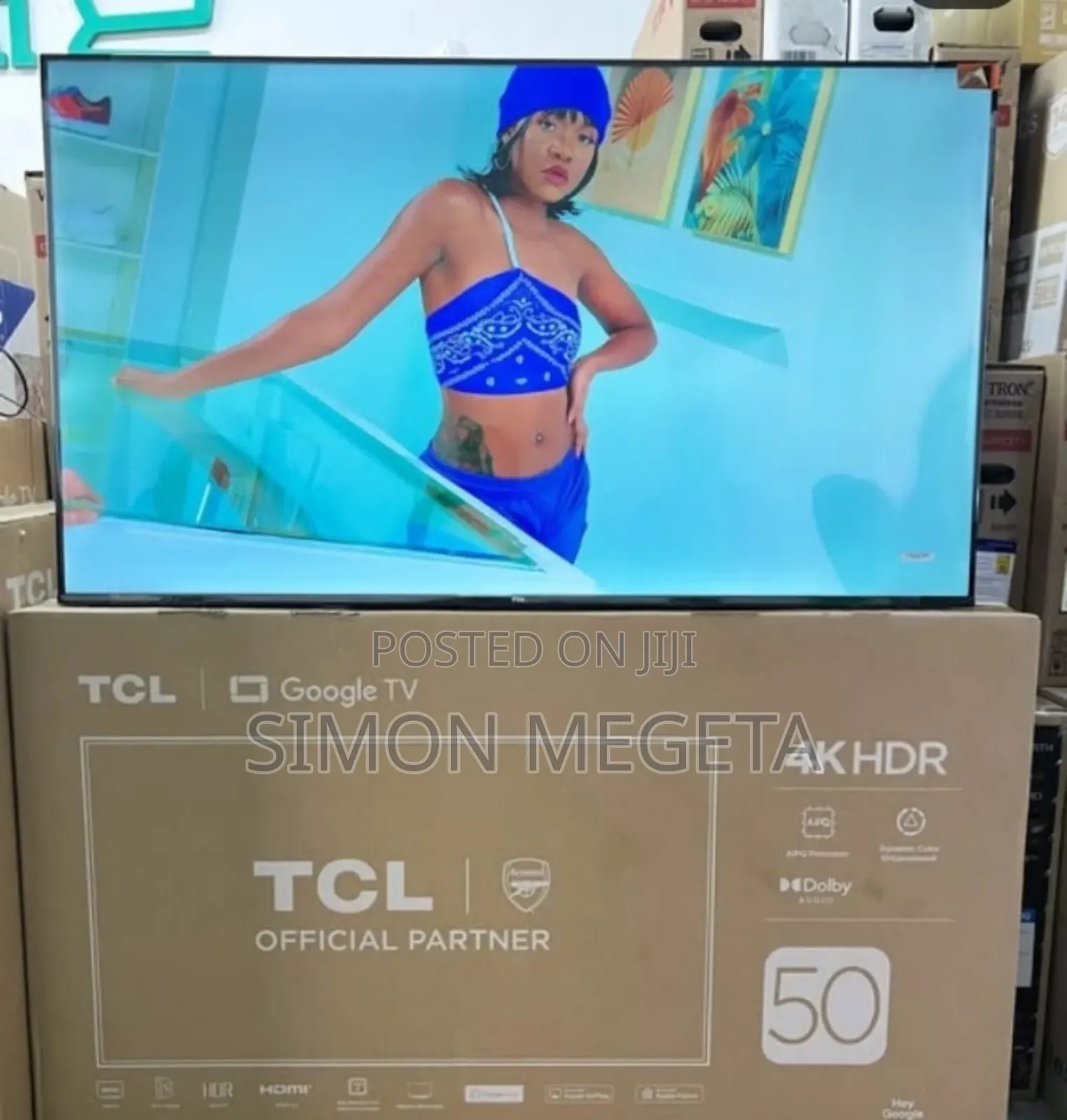 New Model Tcl 50 Inch Hdr Smart Android Google Tv