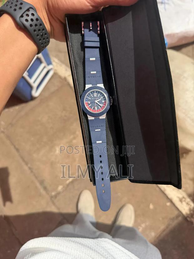 Bvlgari Aluminum GMT Bb40atgmt Blue Case Size 40×40mm