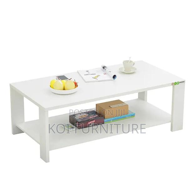 Coffee Table; Wooden Mahogamy Home Office Coffee Table - thumbnail 2