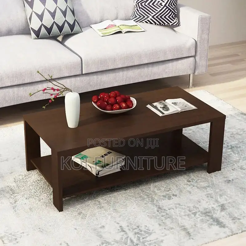 Coffee Table; Wooden Mahogamy Home Office Coffee Table